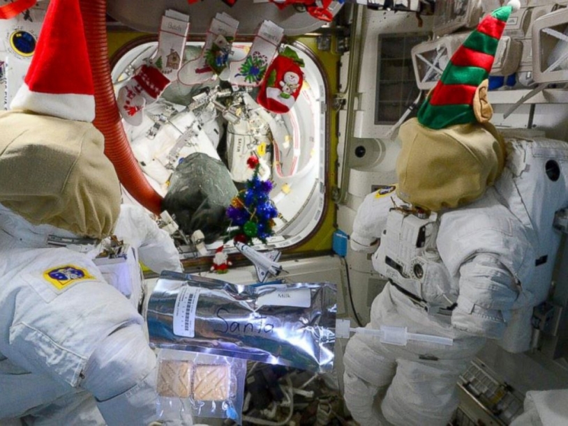 Noël à bord de l&#039;ISS