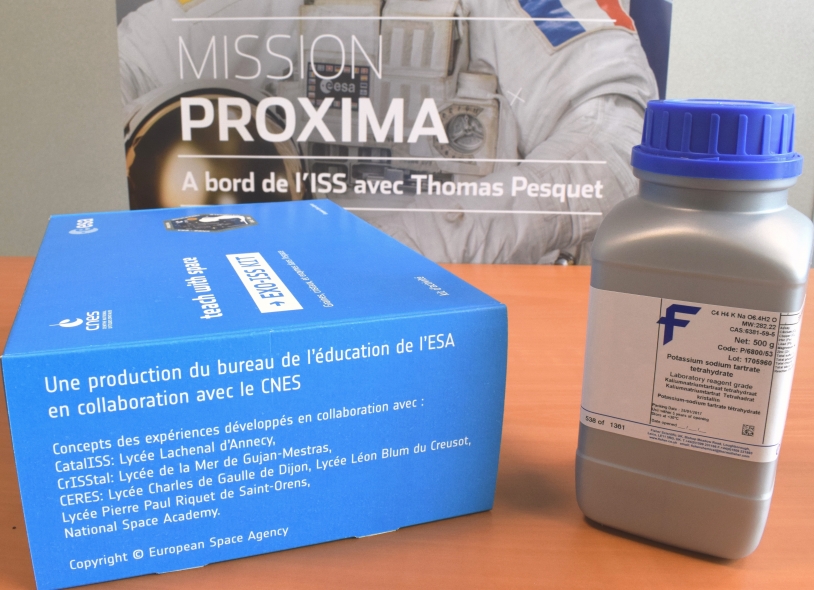 Le kit EXO-ISS distribué lors de la mission Proxima